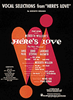 Heres Love Piano/Vocal Selections Songbook 